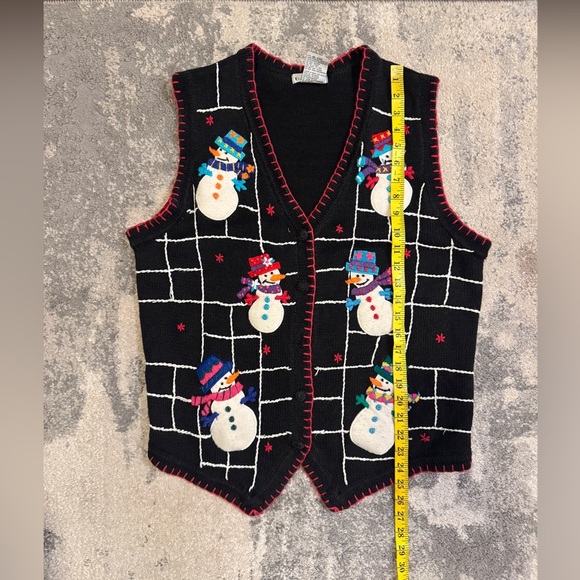 B.P. design Festive Snowman Knit Vest - Picture 6 of 6